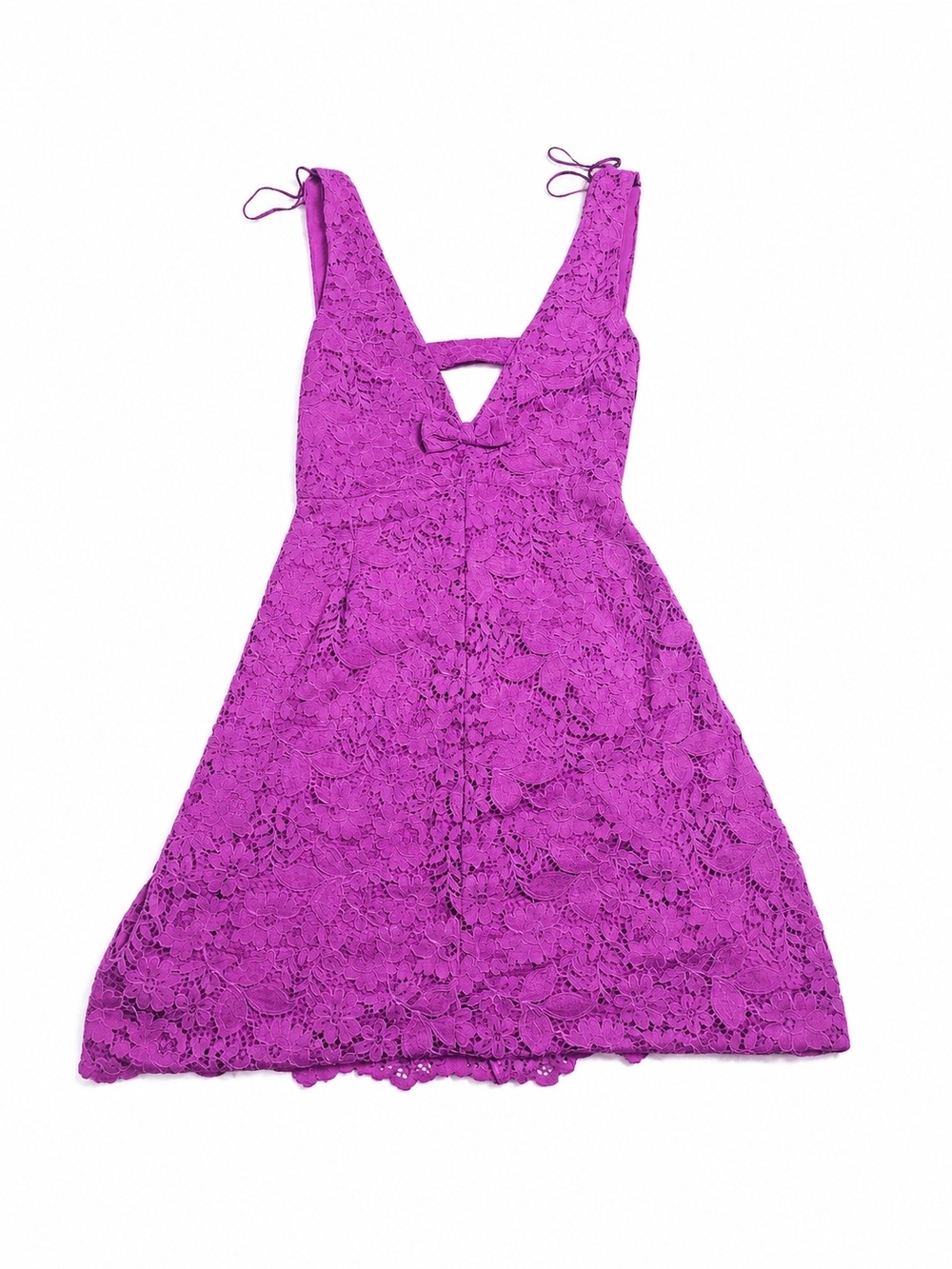 Nwot Zara Floral Lace Cutout Mini Dress | XS | Made in Morocco